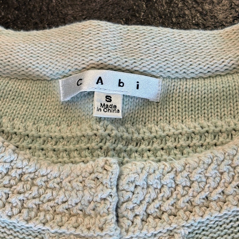 CAbi Mint Green Cardigan - Picture 5 of 6